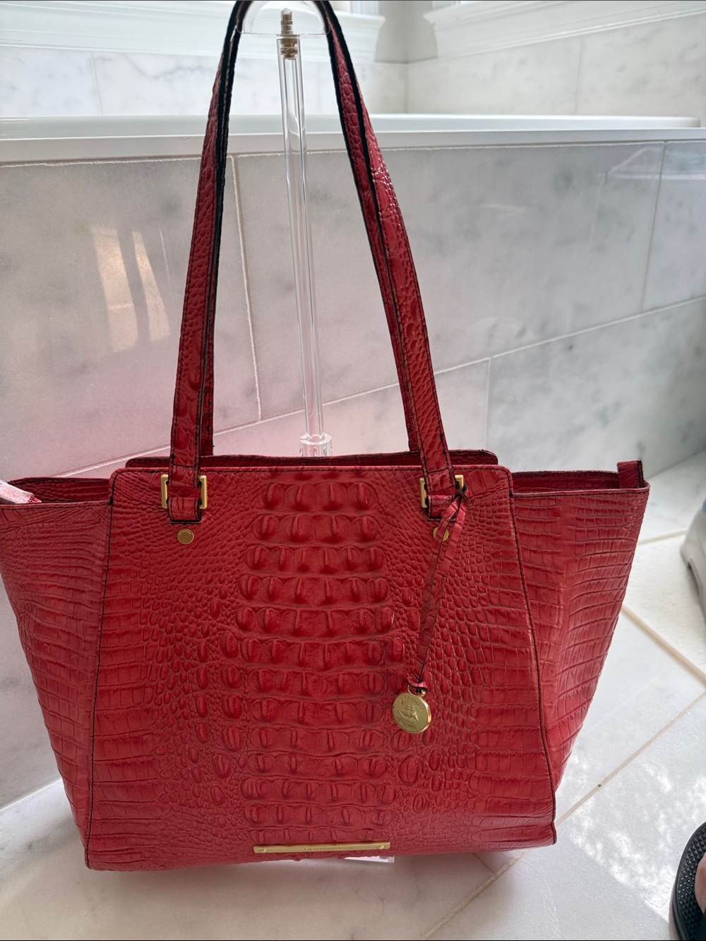 Brahmin Finley Carryall Tote Croc-Embossed Tote Bag - Women